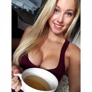 morning tea with my babe