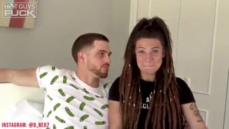 Stunning redhead with tattoo get fucked hardcore