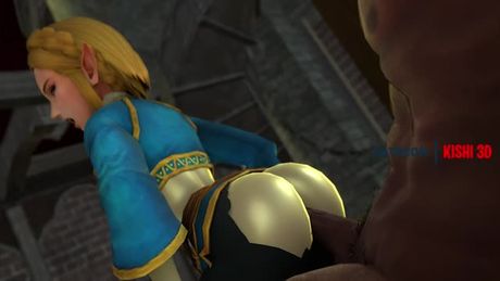 Zelda anal bbc