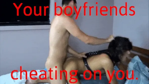 Twink slut Kyros Christian fucked RAW behind his boyfriends back!!!