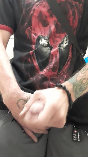 Bustin' a nut quick in Family Restroom at Target.