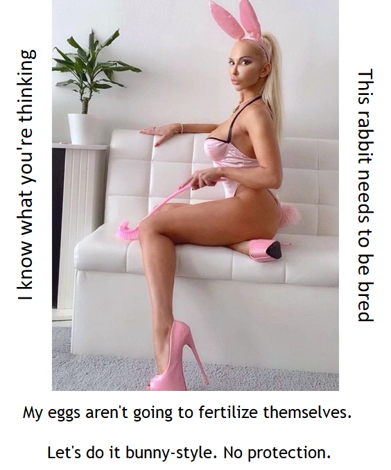 Bend her over on that couch and do your duty.