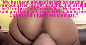 Clueless cuckoldress
