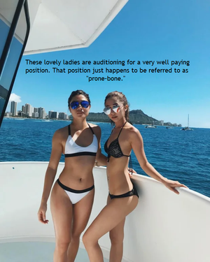 I think the one in black will need the most interview time...