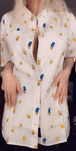 Sexy blonde big tits