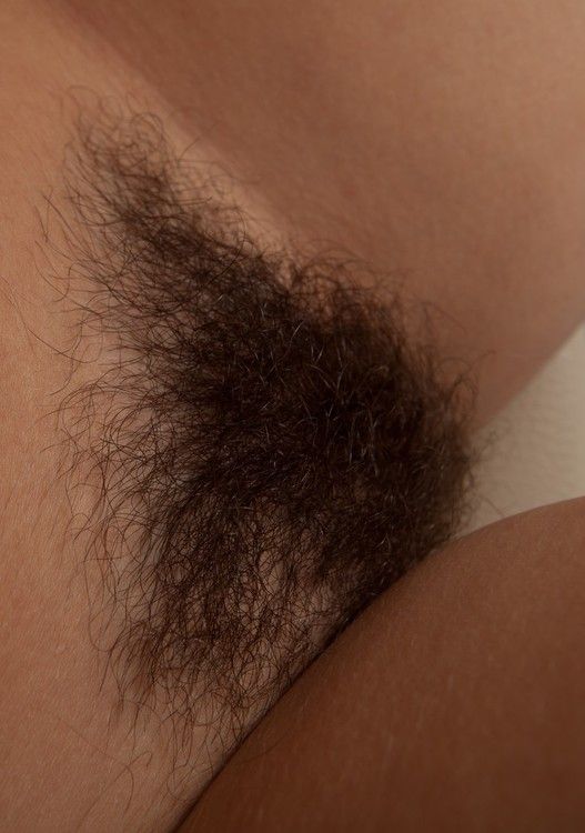 Iveta Z, Beautiful Bush Hairy Pussy Close-up.