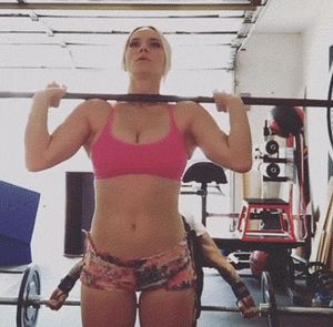 Blonde with big tits