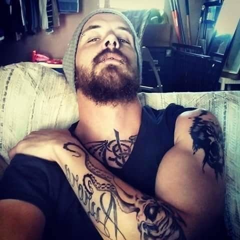 Tattooed norse god