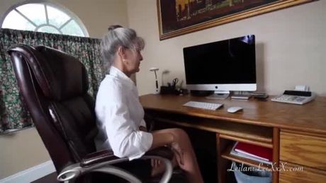 granny gets her cock