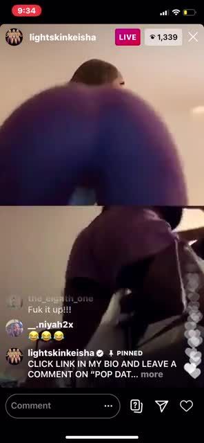 LightSkinKeisha twerking