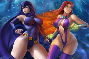 Raven & Starfire