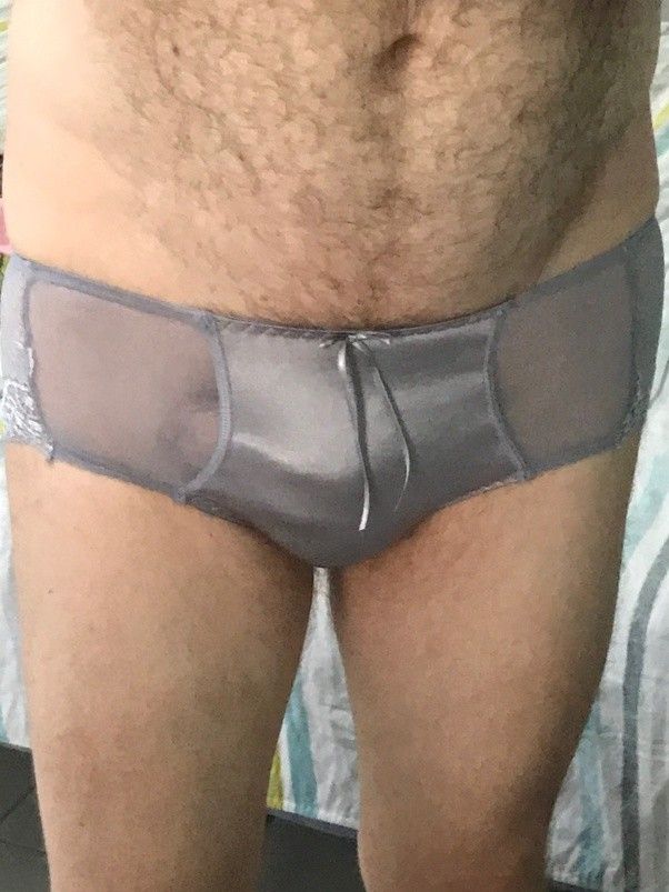 my cock in my panties