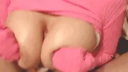 Cum between tits