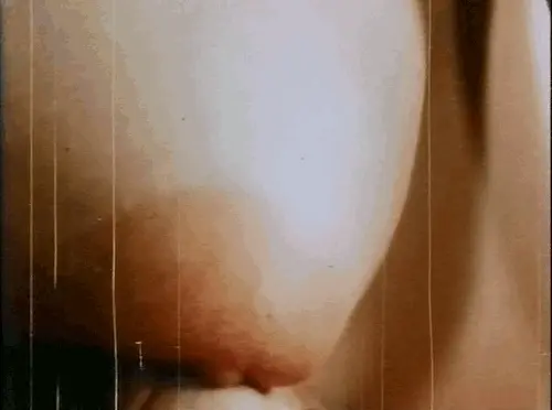 Rubbing cock on nipple