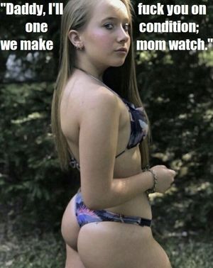 One condition, Daddy!