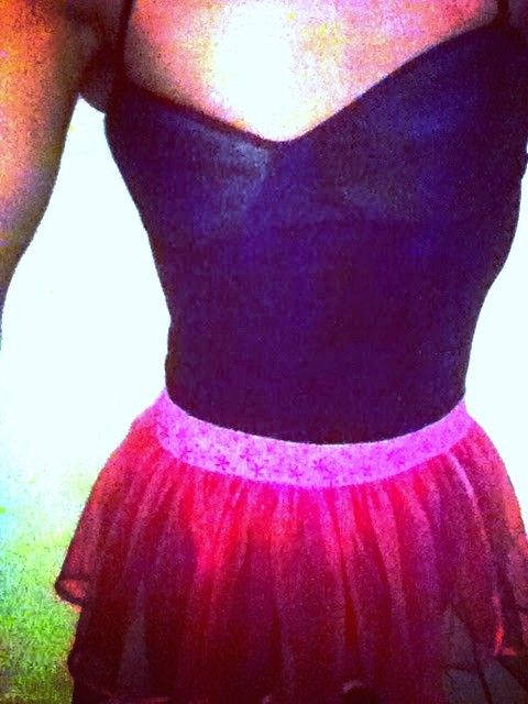 Me in pink skirt