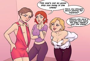 Mistress plans to get sissy some tits