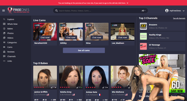 FreeOnes & 51+ Similar Sites to FreeOnes - PornGuy!