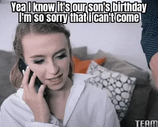 She is so sorry