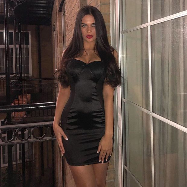 black dress