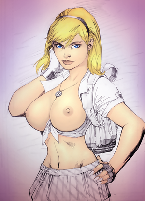 Gwen Stacy by Jim Lee, Edited by DangerG*rlFan