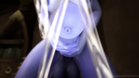 FUTA DRAENEI CUMS ON YOUR FACE POV