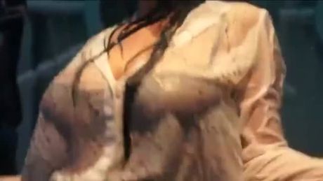 Petite nympho teen walks towards her boyfriend in the kitchen She wearing nothing but her lingerie and takes out his cock She throats him an