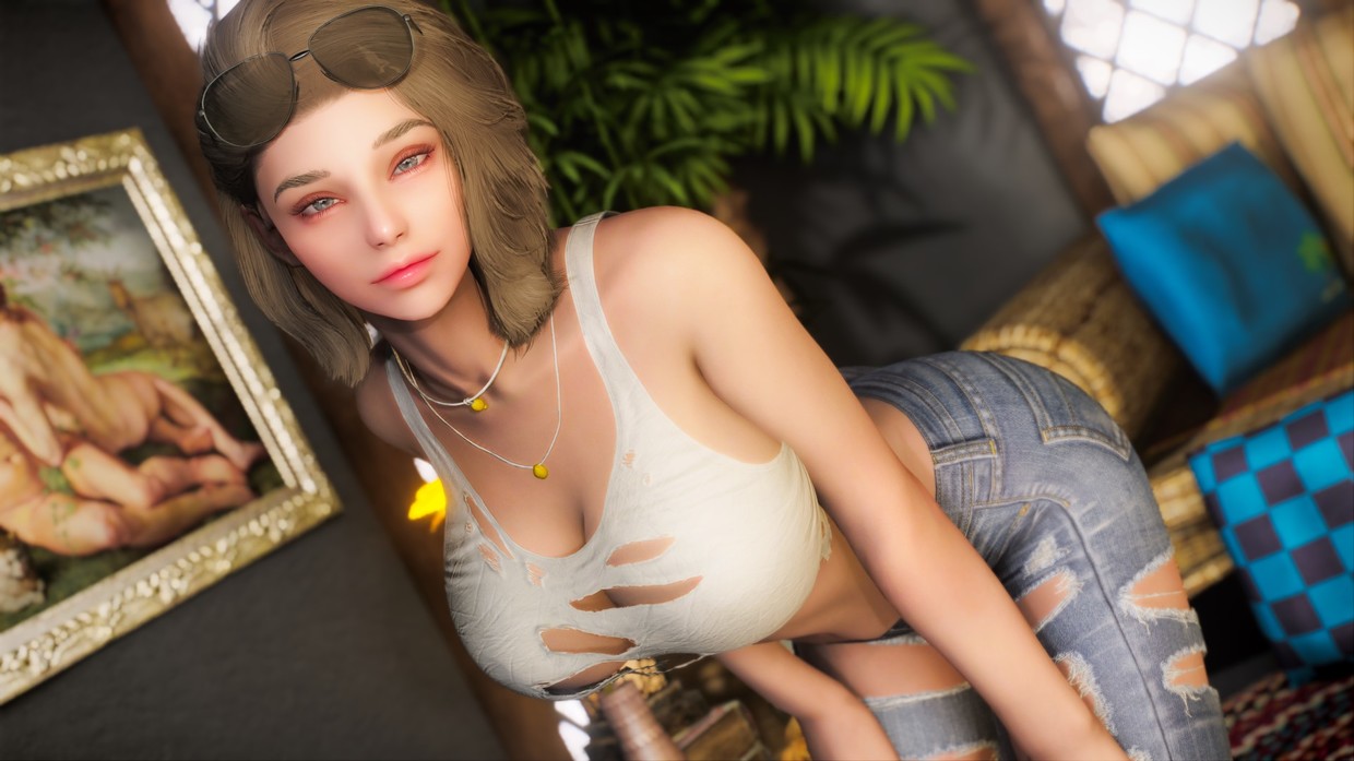 Skyrim mod babe