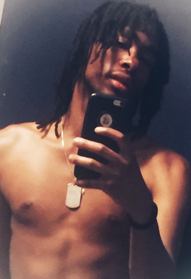 Sexy black guy with nice abs