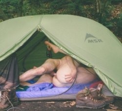 after a long hiking