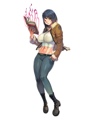 I'll bet there's a story here. Illustration by F.S.