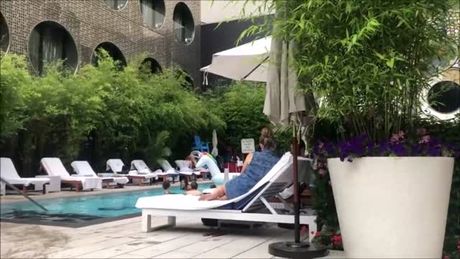 Watching my new babe masturbating back at the hotel