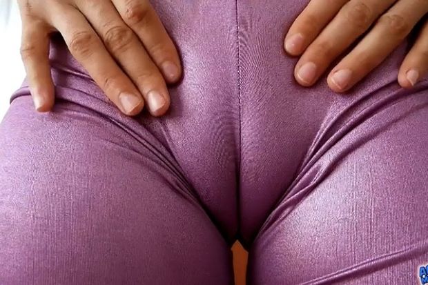 Winonas shiny purple leggings