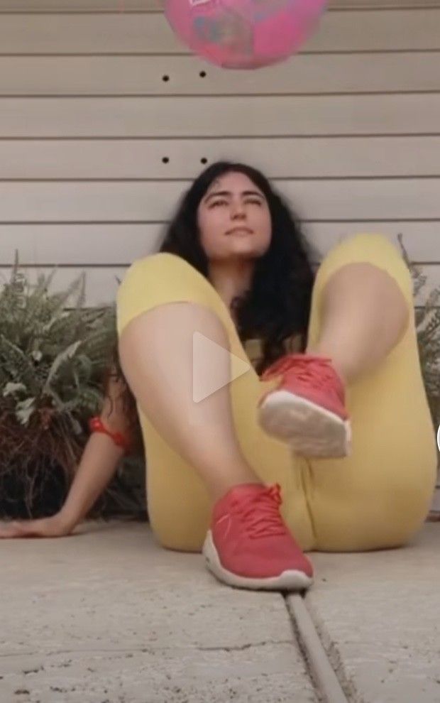 Sheer leggings cameltoe
