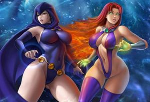 Raven & Starfire