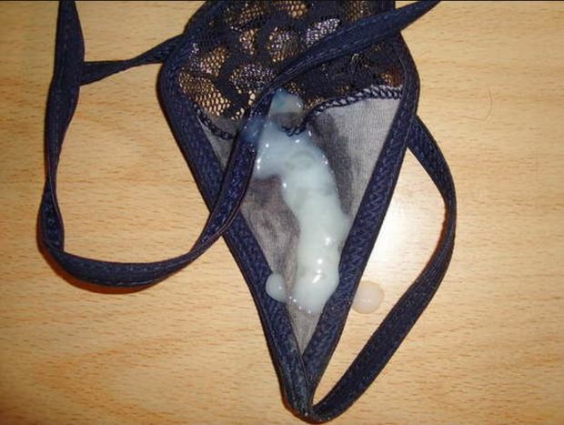 Cum on panties