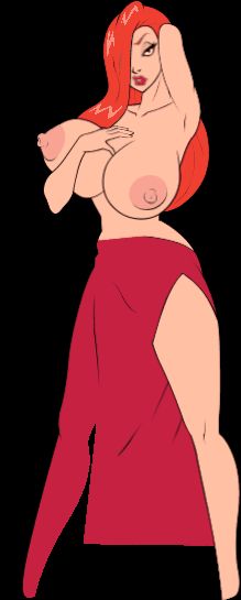 Jessica Rabbit feeling herself up