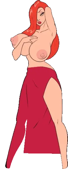 Jessica Rabbit feeling herself up