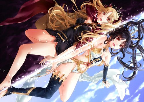 Ereshikigal and Ishtar Wallpaper (Fate Series)