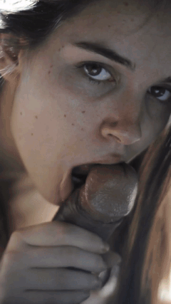 Brunette sucking huge BBC 3