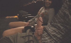 Playing with it at the movies