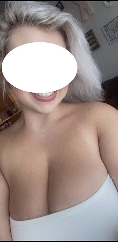 Slap that hard cock against my tits then fuck my brains out DADDY