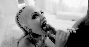 Enthusiastic & slippery blowjob