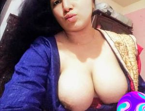 Hot bitch with milky boobs