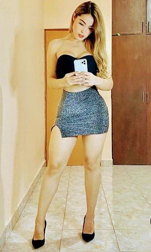 Sweetie in a short skirt