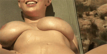 Getting tanned naked