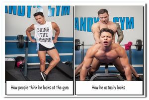 i wanna look like this at the gym one day