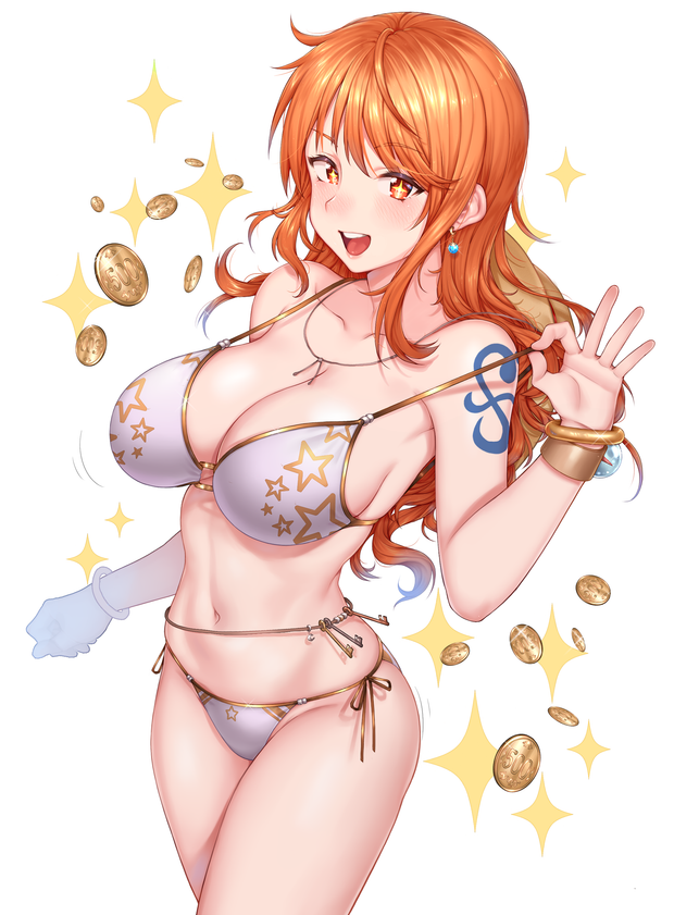 Nami in a bikini (One Piece)