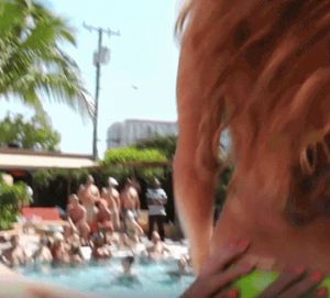 bikini contest flash