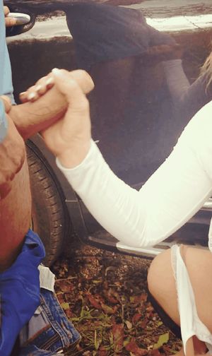 The hitchhiker rewarded me very nicely. Whore